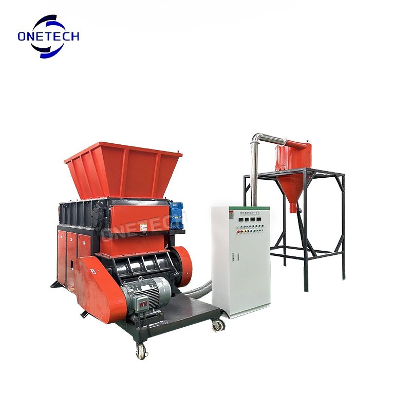 2 united plastic shredder crusher system of onetech machinery (2)