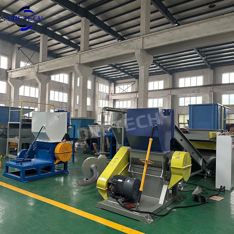Plastic Shredding Crushing Recycling Line