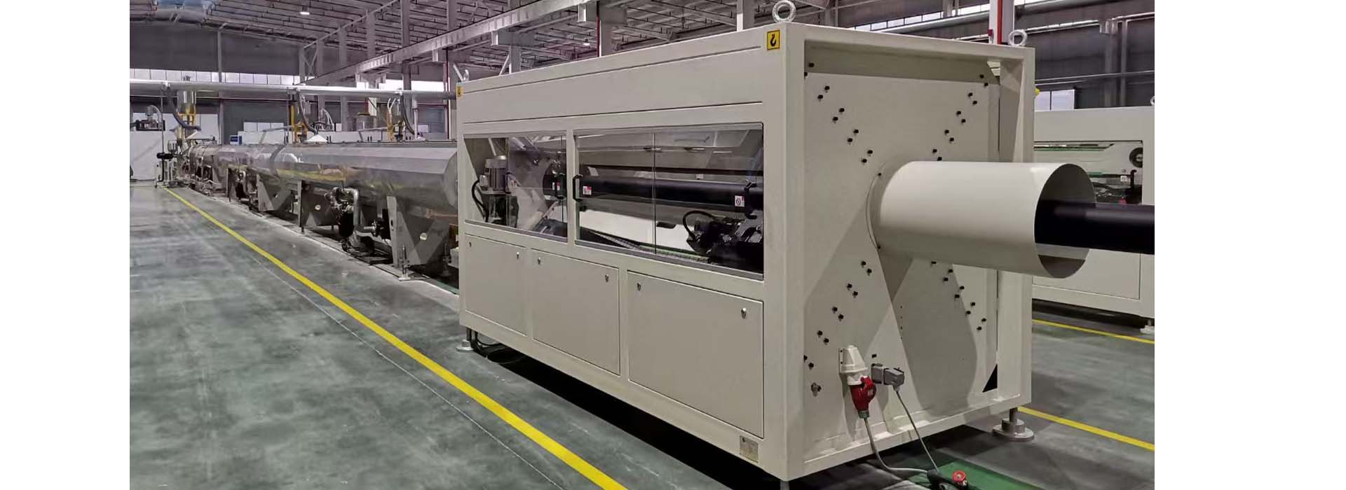 Pe pipe extrusion machine