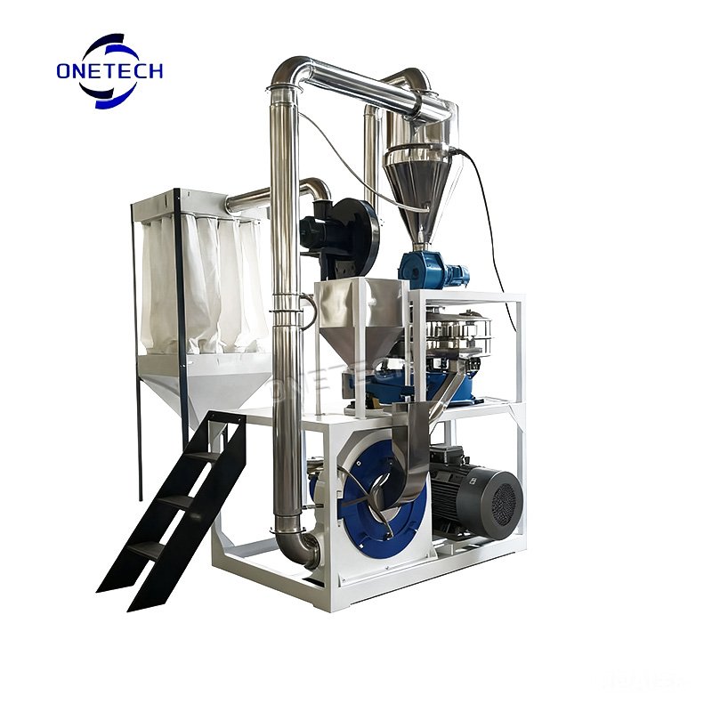 Soft PVC Film PVC Hose Grinded Material Disc Pulverizer